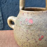 Glazed terracotta pitcher CP Orezza, Corsica