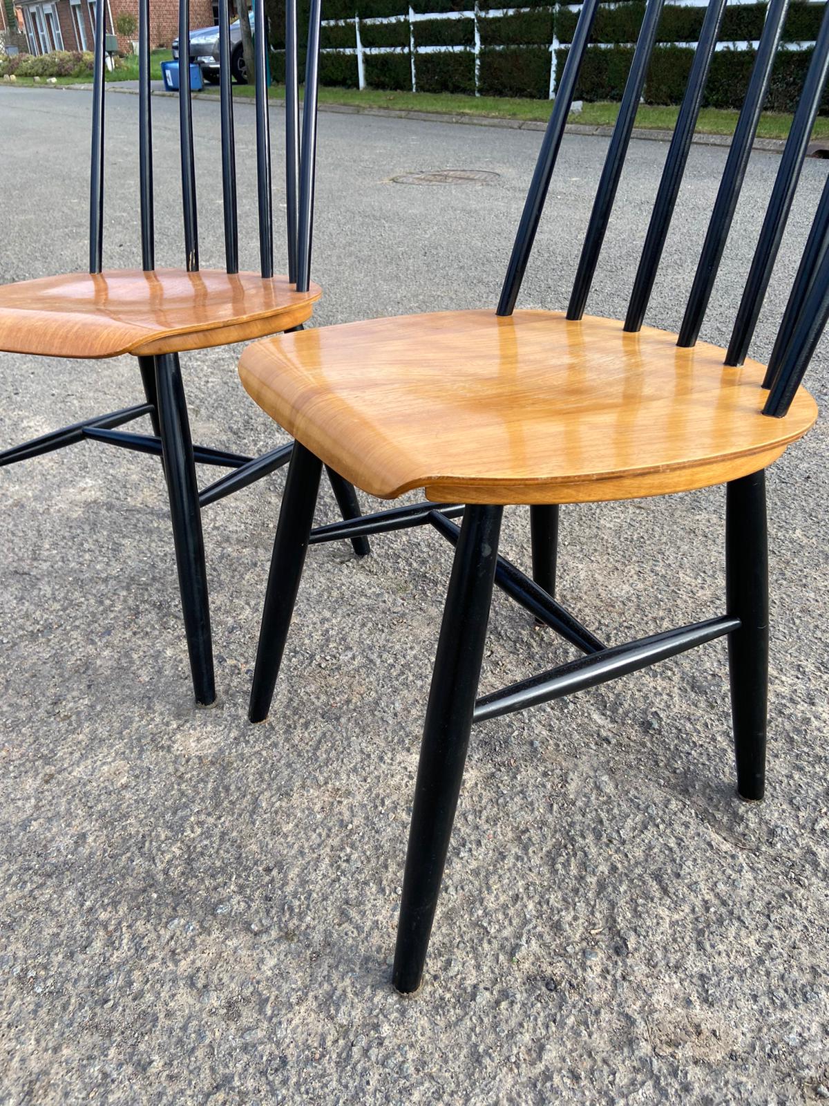 Pair of chairs "Fanett" by Ilmari Tapiovaara