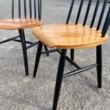 Paire de chaises "Fanett" par Ilmari Tapiovaara