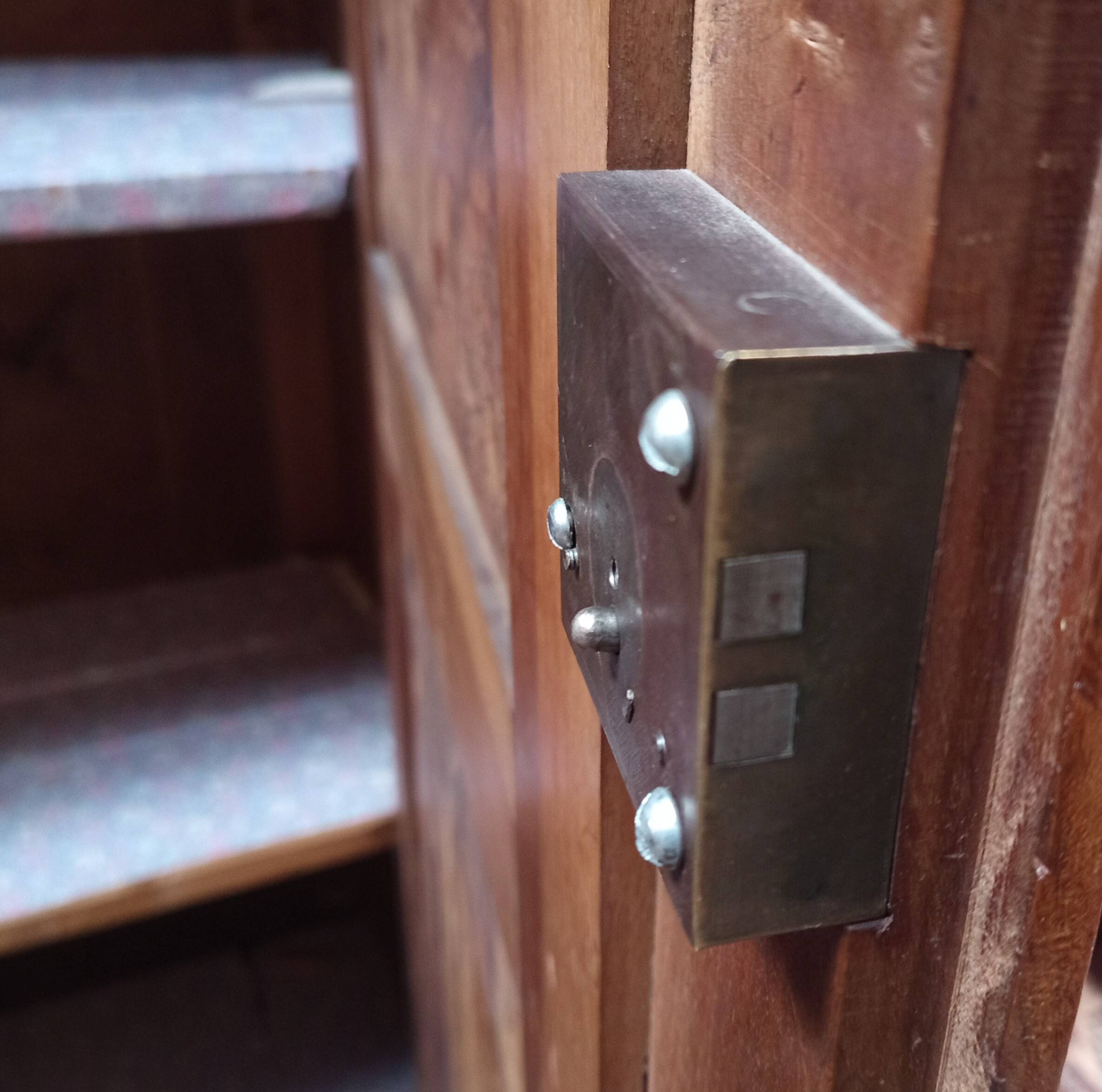 Louis Philippe period walnut wardrobe