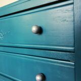Duck blue art deco dresser