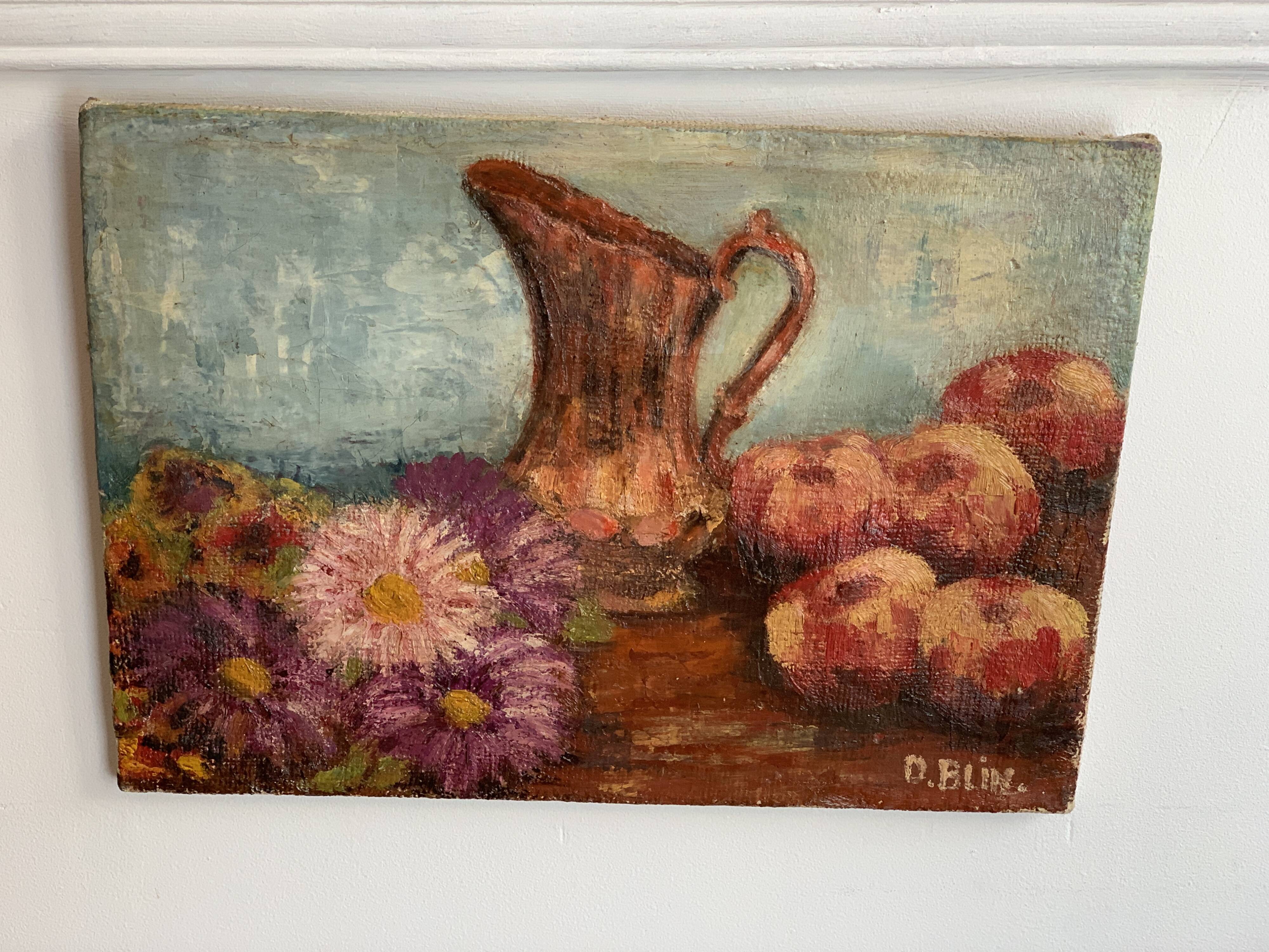 Still life in oil