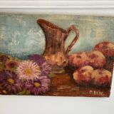 Nature morte à l'huile
