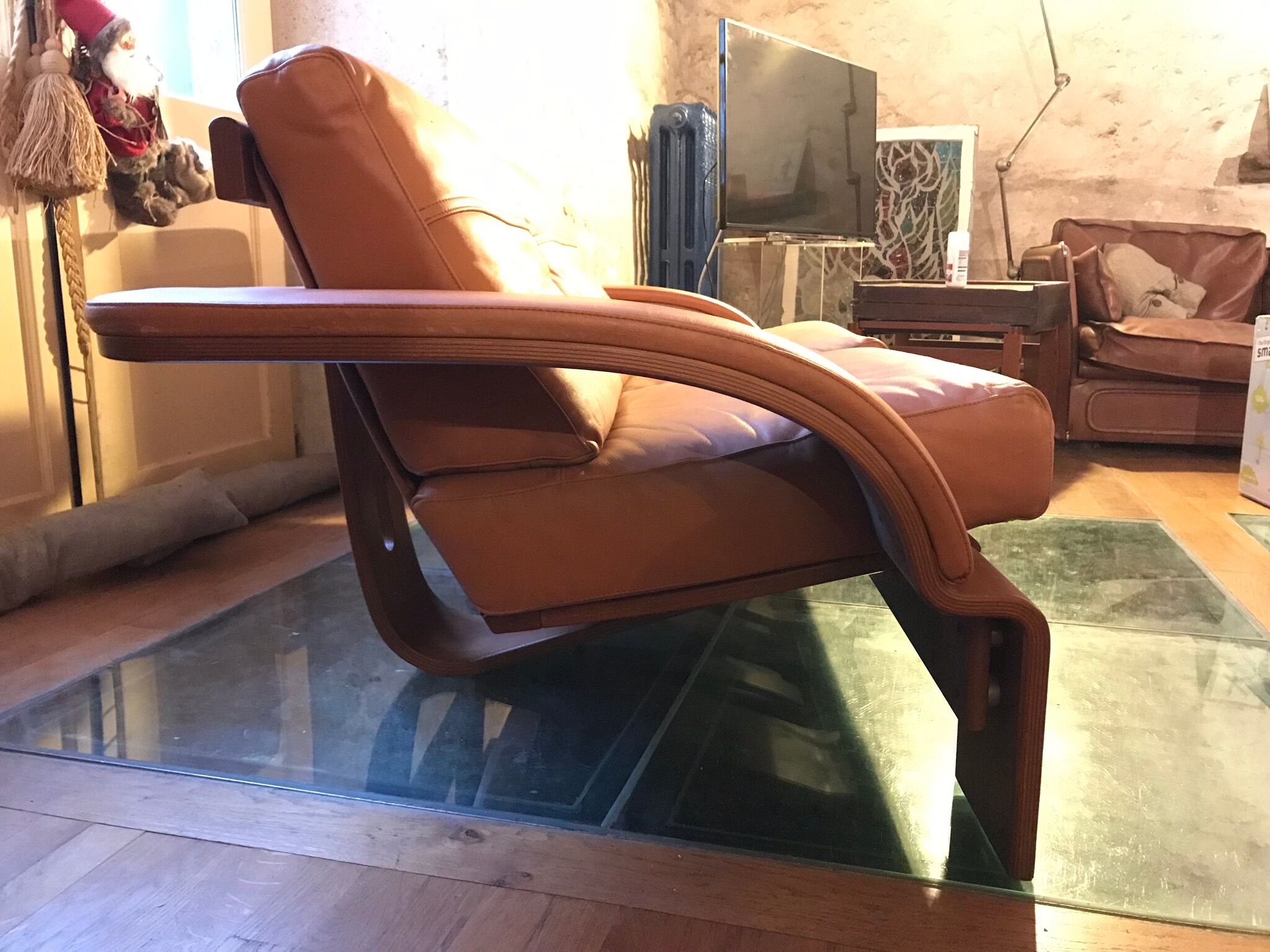 Sofa model "Kroken" by Ake Fribyter broadcast by Roche Bobois, 1970
