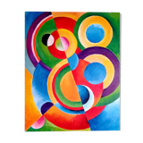 Abstraction orphisme 41 x 33 cm