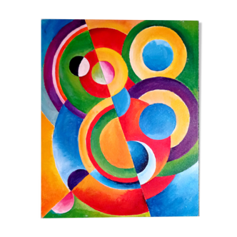 Abstraction Orphism 41 x 33 cm