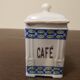 Art deco spice pots in fine porcelain numbered