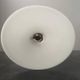 Old white opaline wall lamp with art deco porcelain foot 1930