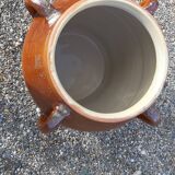 Saloir in sandstone 4 handles and lid