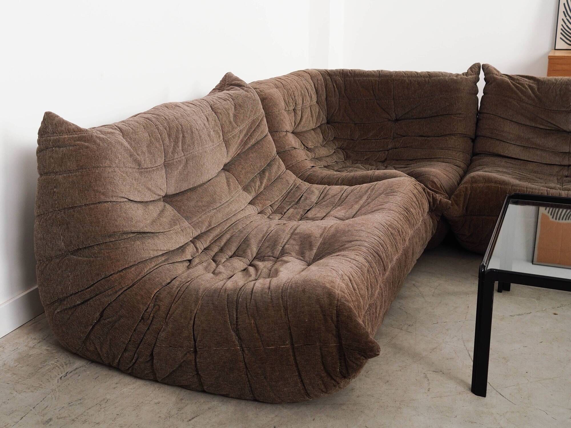 Togo corner sofa, French design, 1970s, designer: Michel Ducaroy, manufactu