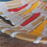 Fruit bowl, ceramic dish Vercor Vallauris style 60s 70s