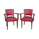 Paire de fauteuils bridges