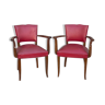 Pair of bridge chairs