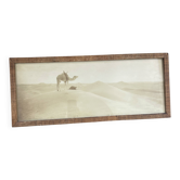Photographie panoramique du Sahara antique A. Bougault vers 1900 – Encadrée