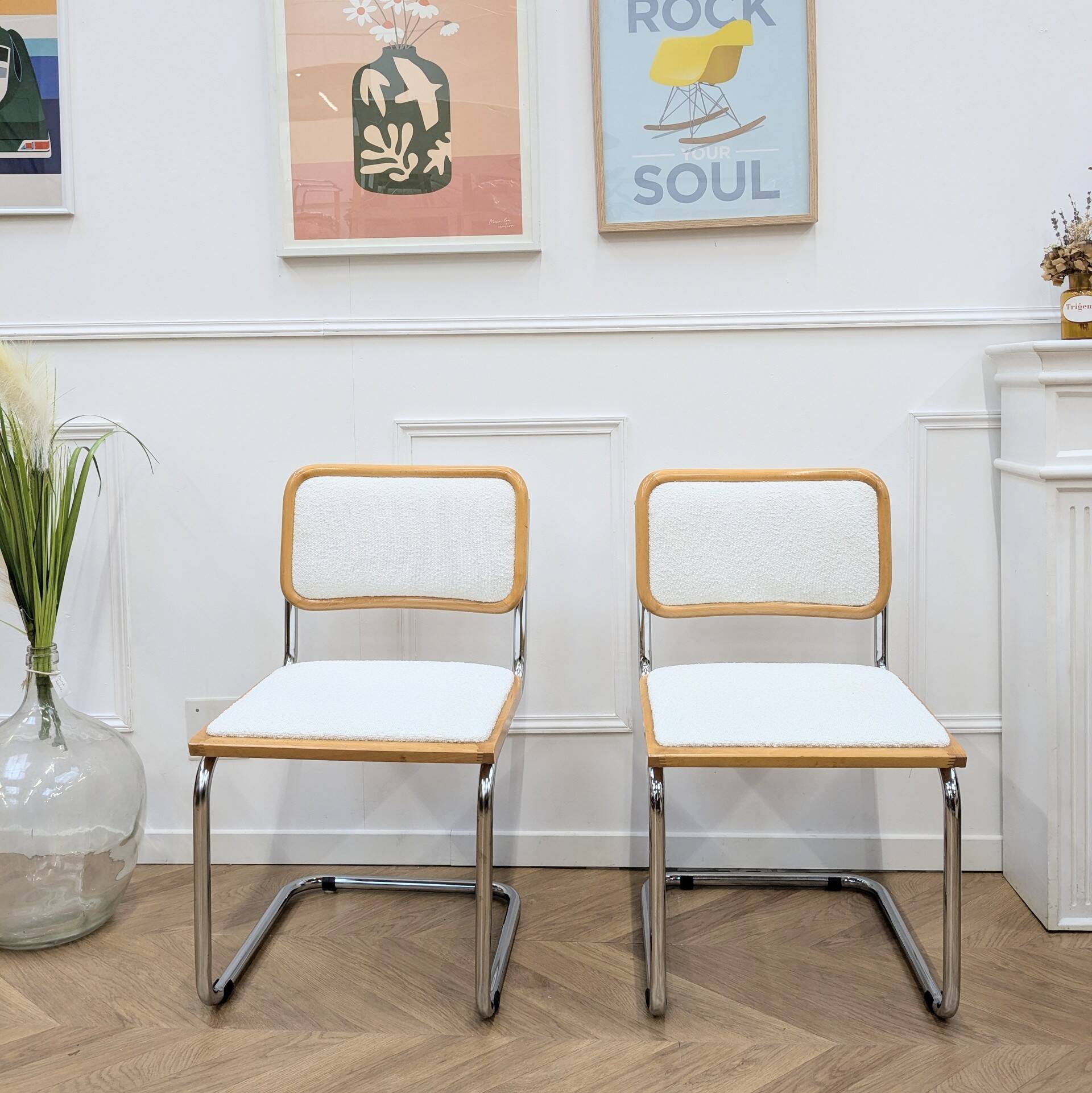 2 B32 Marcel Breuer Chairs