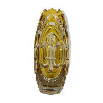 Large Bohemian crystal vase
