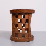 African hand carved stool Cameroon 1950s