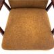 Yellow vintage armchair in bouclé fabric, Denmark, 1960s. After restoration.