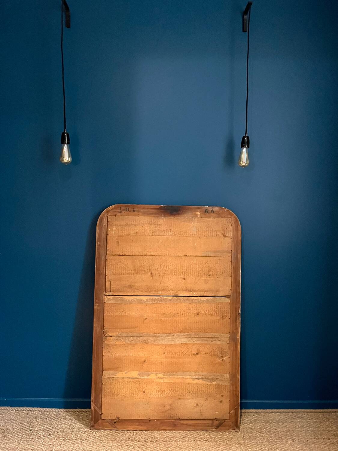 Louis-Philippe beaded mirror 125.5cm/83cm