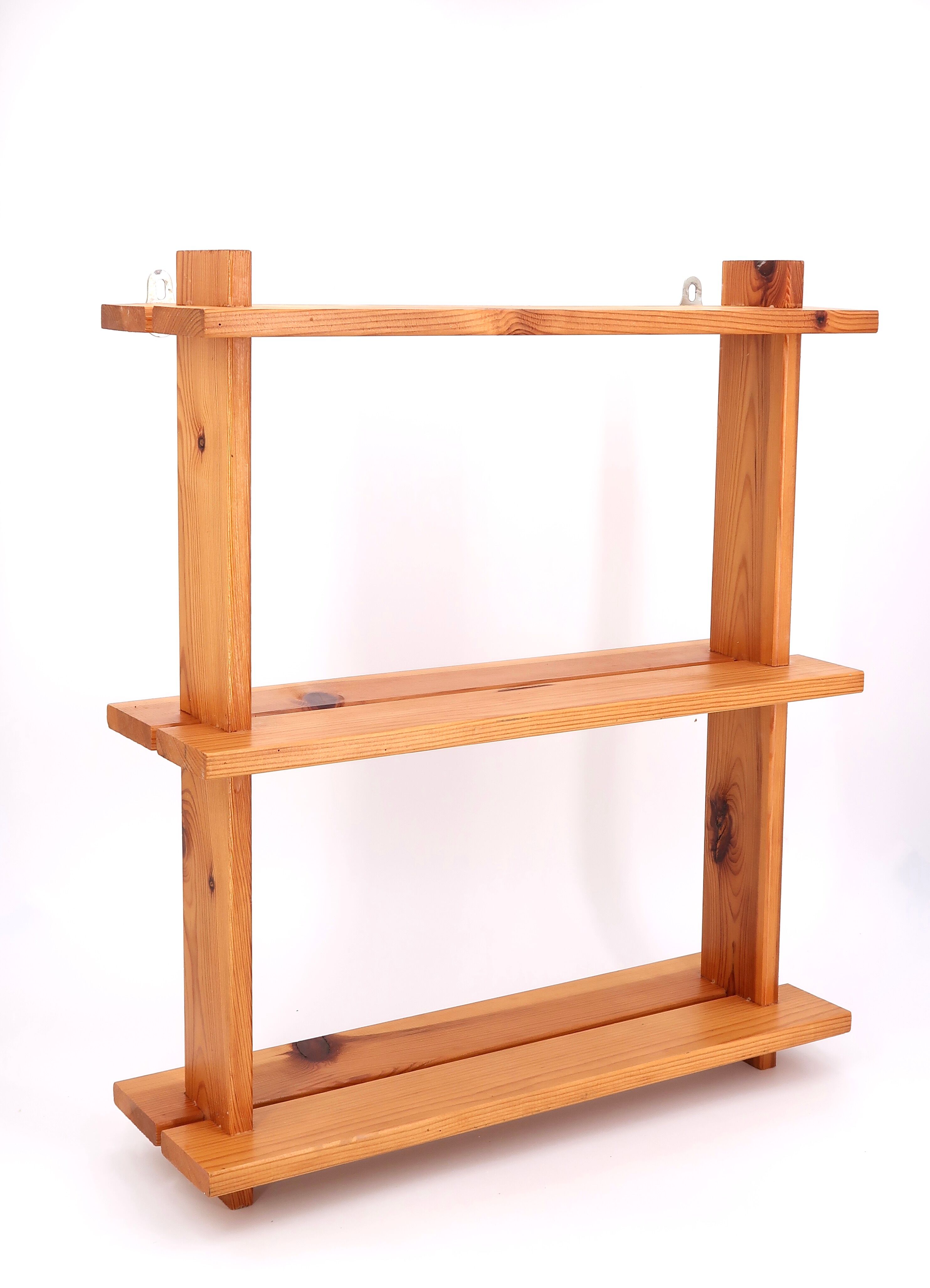 Pine wall shelf Maison Regain, 70s