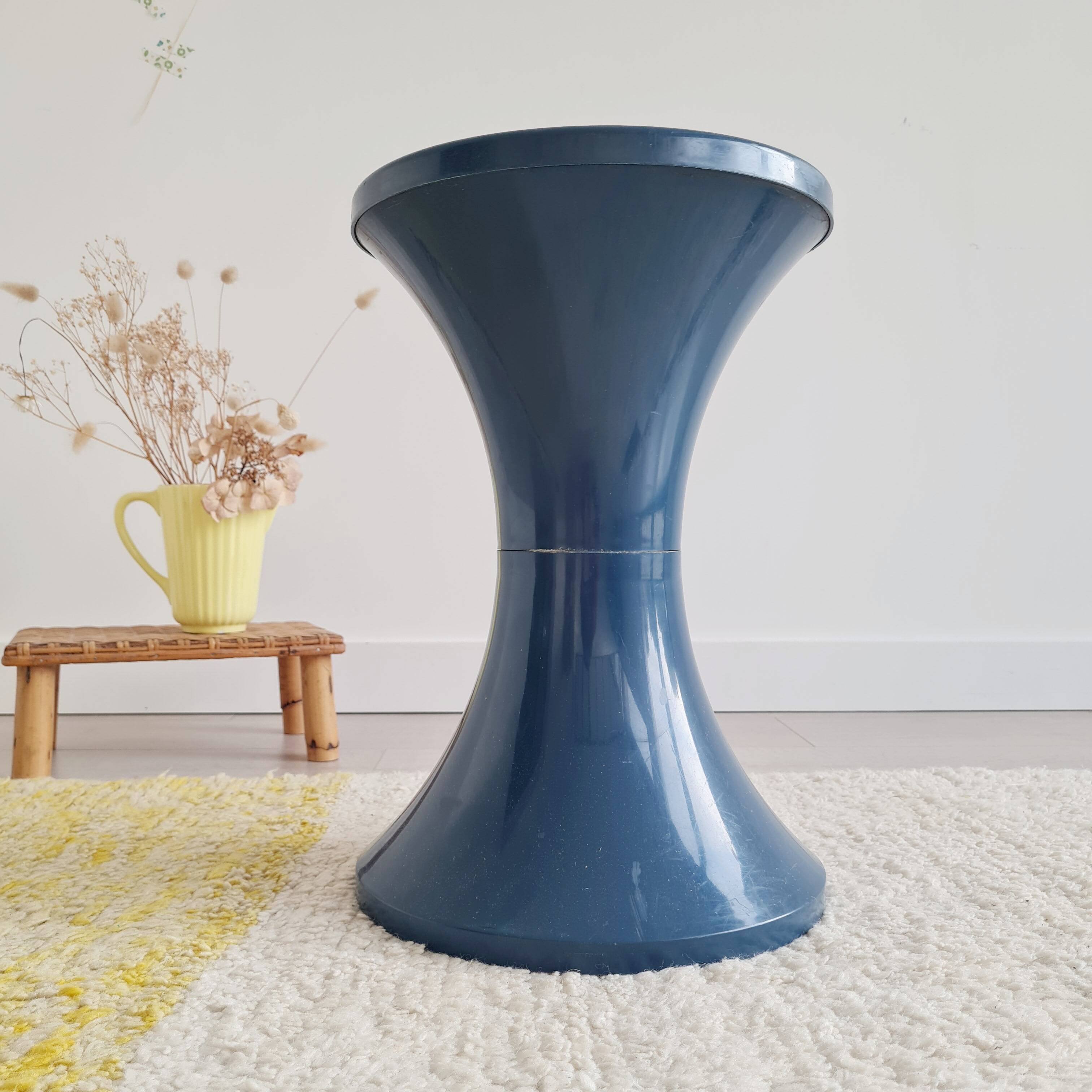 Blue Tam Tam Stool