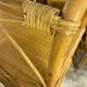 Rattan bookcase shelf