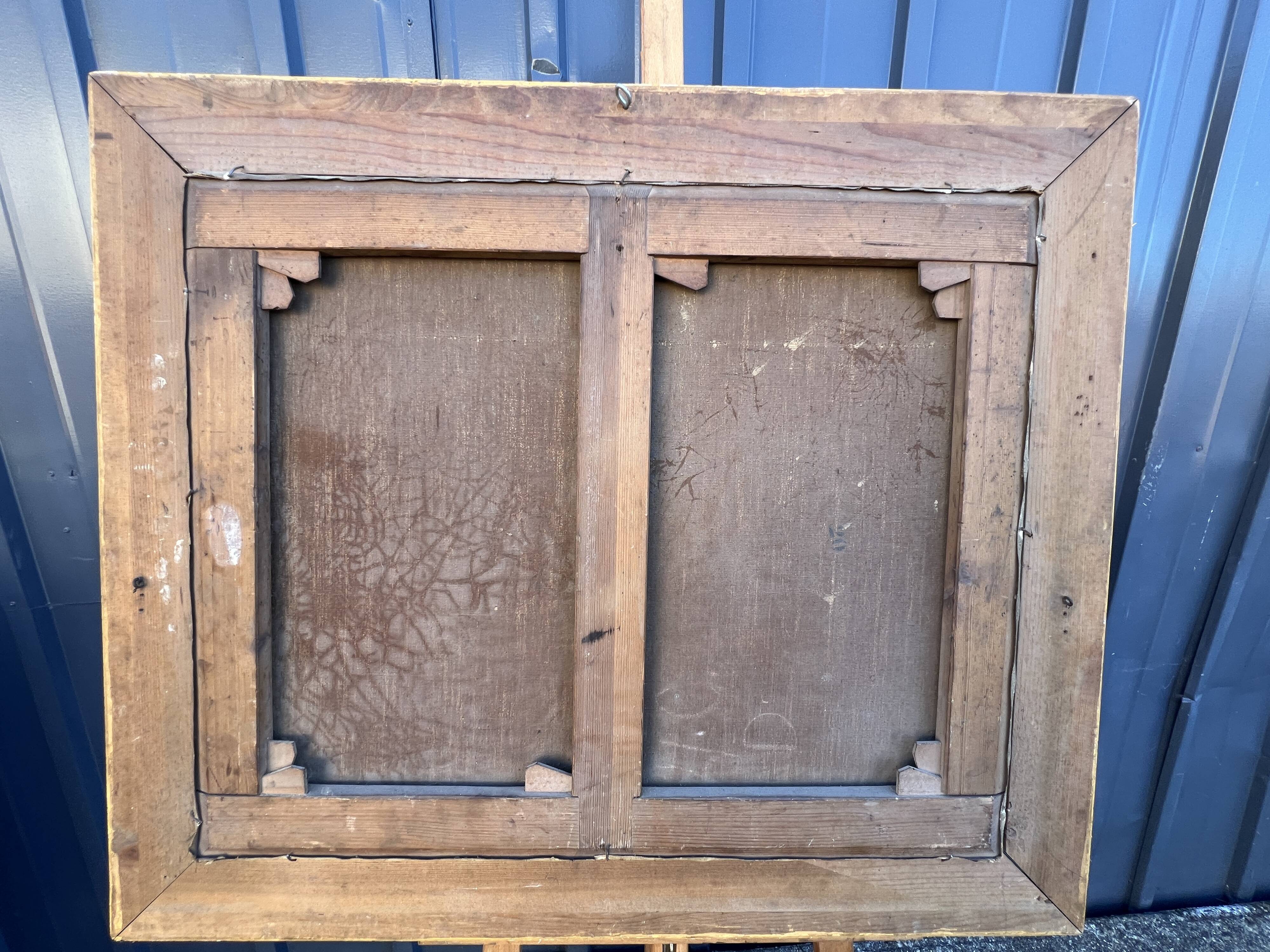 Oil on canvas The Shipwreck