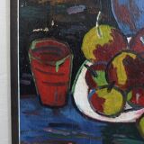 Uldis Rēdelis still life painting "With red vessel" | Latvia | 2005