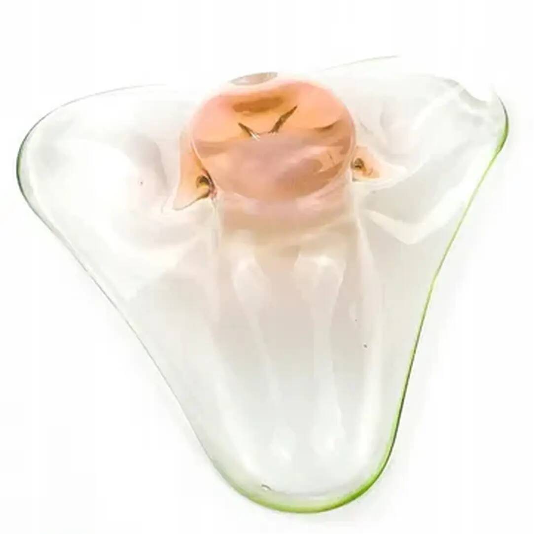 Coupe à fruit en verre, conçu par J. Hospodka, Tchécoslovaquie, années 1960.