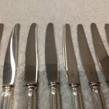 11 dessert knives with 800 silver handles, Swiss goldsmith Jezler net