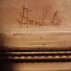 Oil painting on paper depicting roses - signed A. Sambuchi