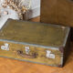 Antique suitcase - vintage travel trunk
