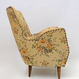 Attributed to Gio Ponti Mid-Century Modern Italian Armchairs by ISA, 1950s