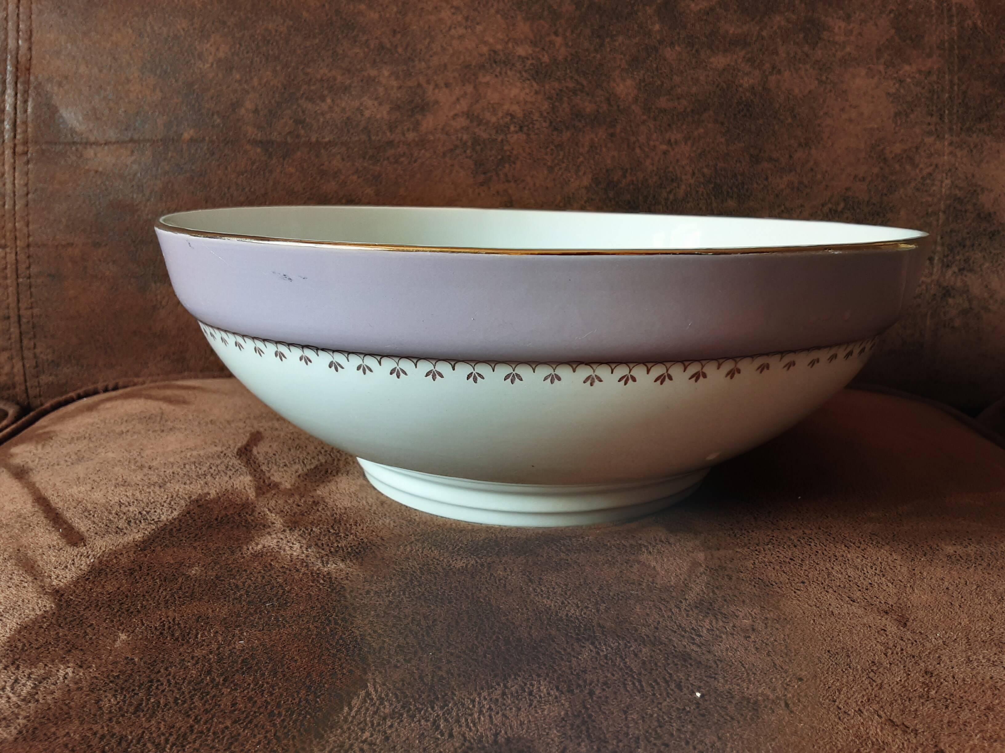 Vintage porcelain salad bowl
