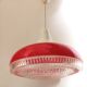 Red suspension Space Age 1970s Height 49 cm