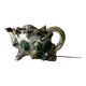 Teapot in ceramic slip
