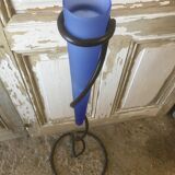 Metal floor vase/soliflore