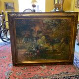 Tableau impressionniste 1900 signé