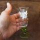Set of 4 digestive glasses