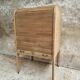 Antique roller shutter cabinet oak chest of drawers