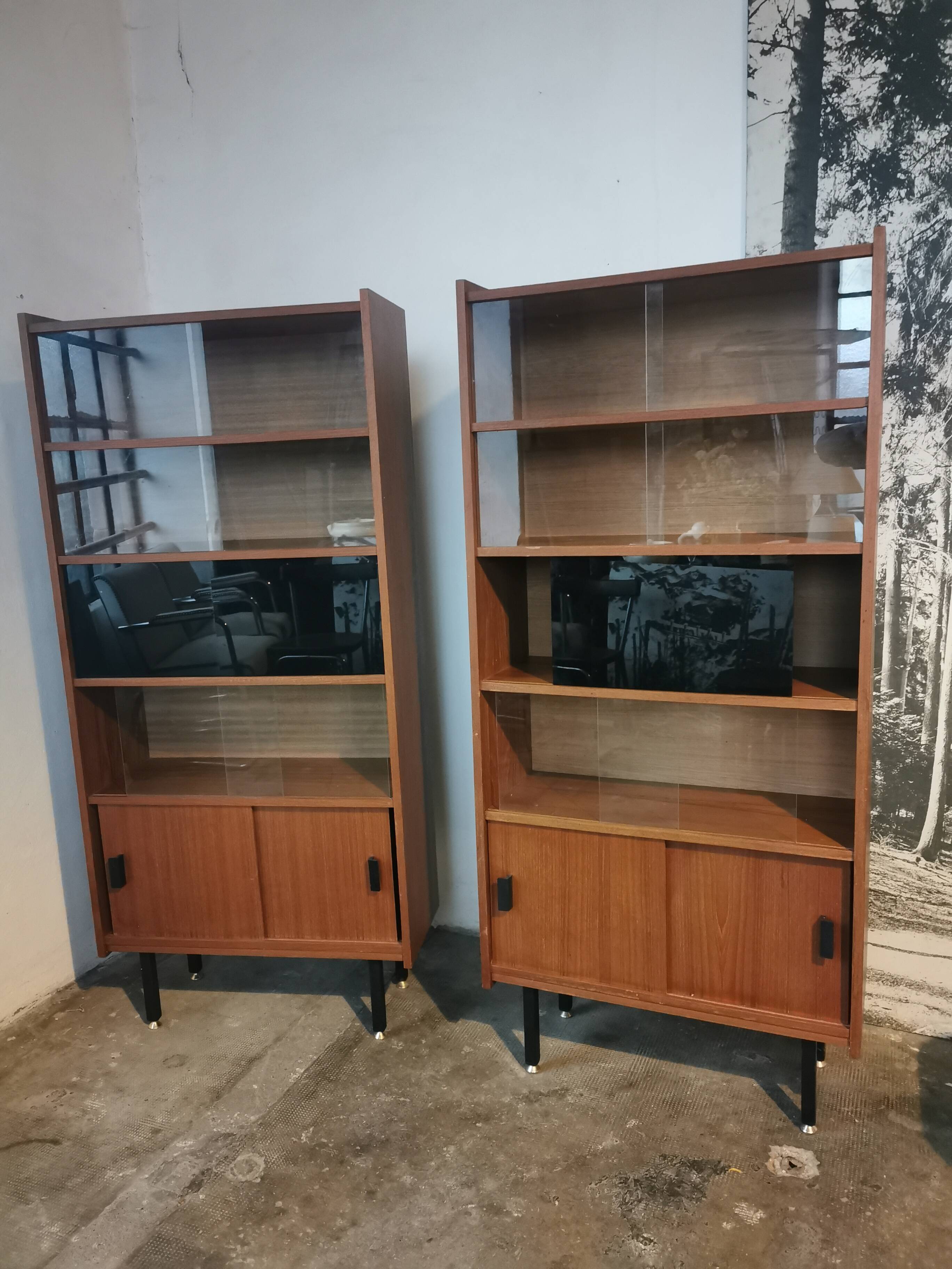 Bookcase, vintage shelf from the 60s