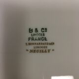 6 flat plates bernardaud limoges model neuilly