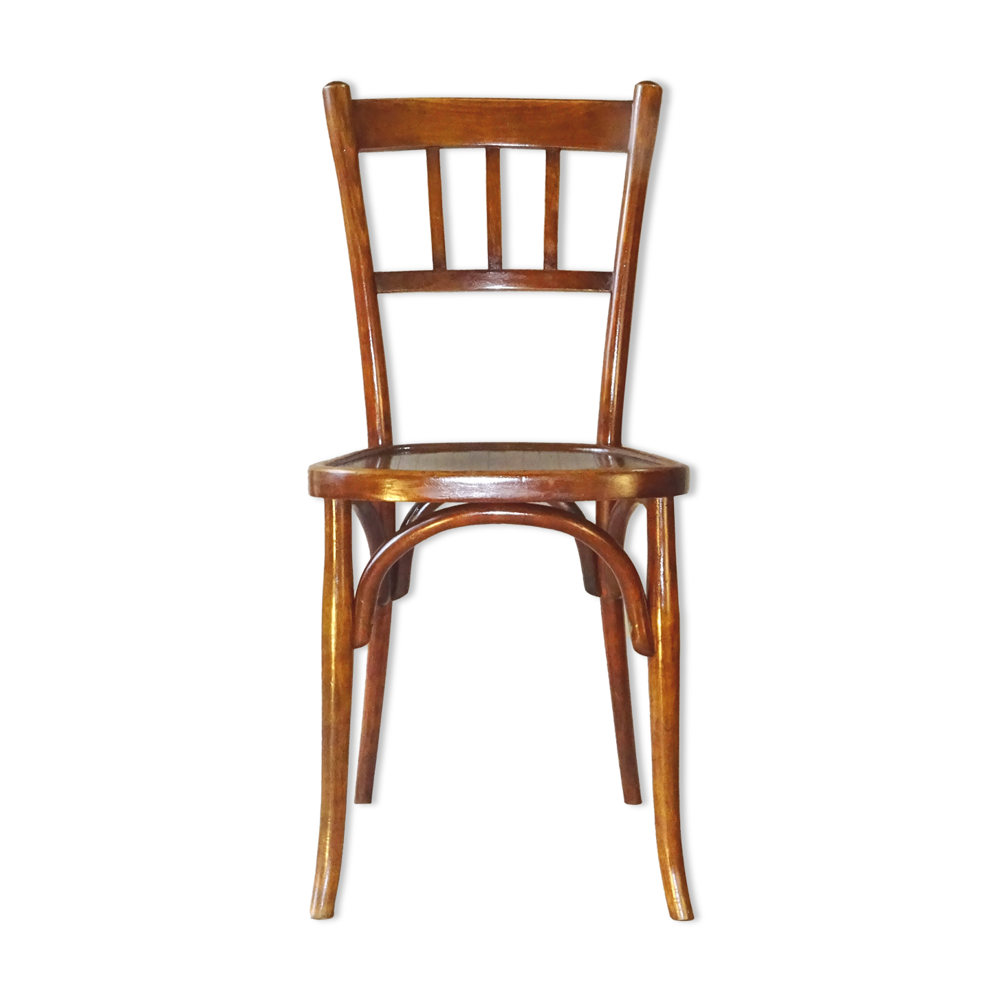 Chaise de bistrot Baumann 1925 assise bois