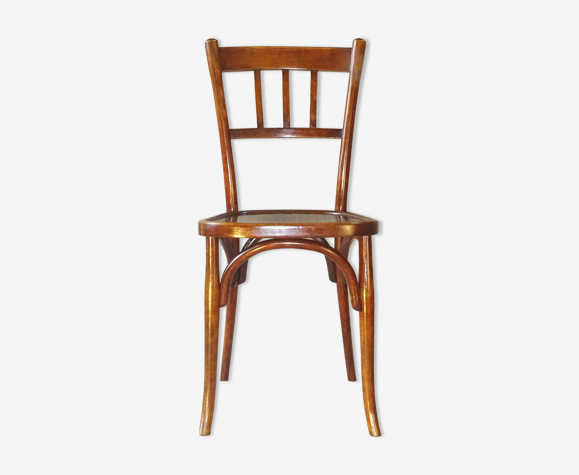Chaise de bistrot Baumann 1925 assise bois