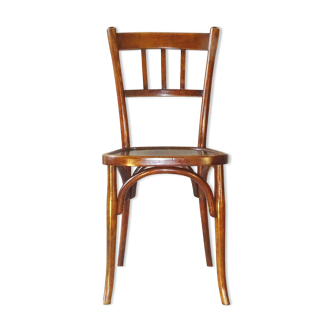 Chaise de bistrot Baumann 1925 assise bois