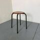 Tabouret/table d'appoint industriel vintage de Marko, années 1950