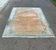 Grand Tapis Chinois Fait Main Laine (230x325 cm) – Beige & Bleu Céladon