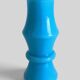 Vintage Italian opaline glass vase from Empoli, turquoise blue, 1960s.