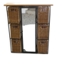 Meuble rotin métal