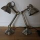 Pair of Super Chrome lamps 1930